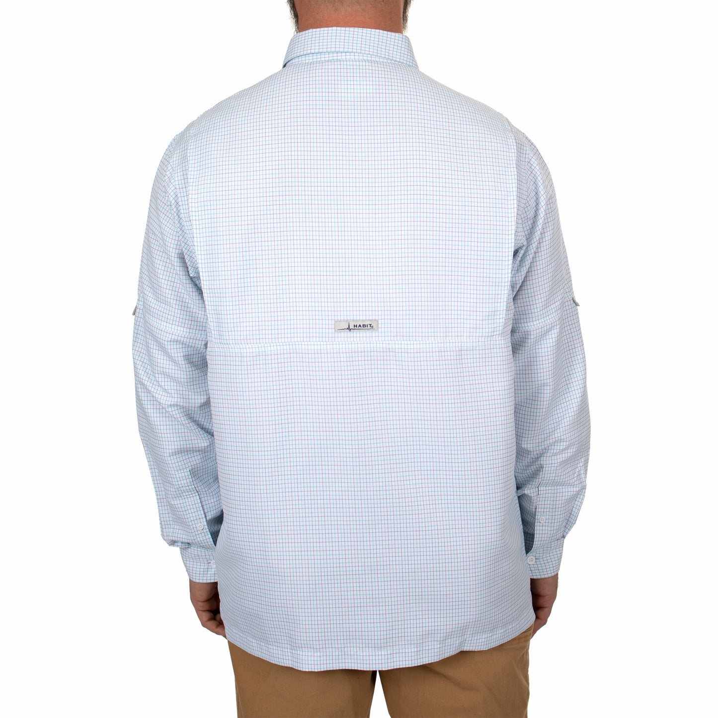TS1538 - Habit Branded Long Sleeve River Shirt - Men's - CLOSEOUT