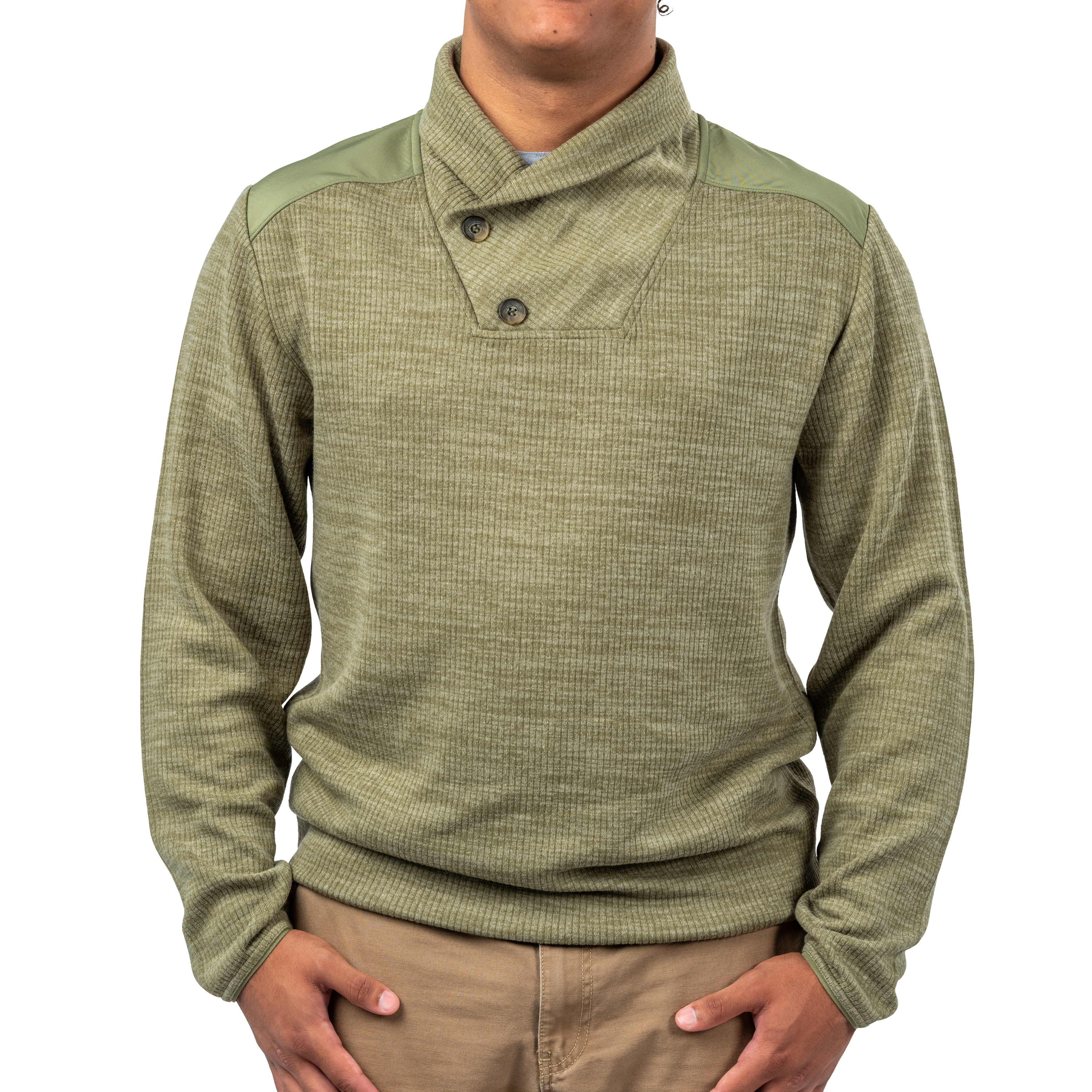 FJ10100 - Men's Shawl Collar Pullover