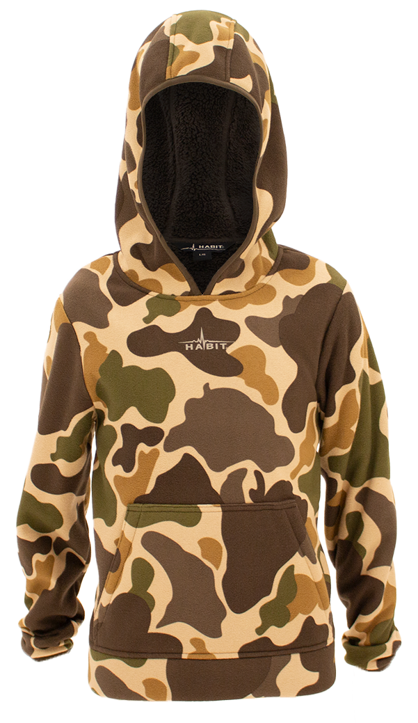 PH10220 - Habit - Bow String Sherpa Hoodie - Youth