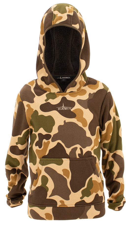 PH10220 - Habit - Bow String Sherpa Hoodie - Youth