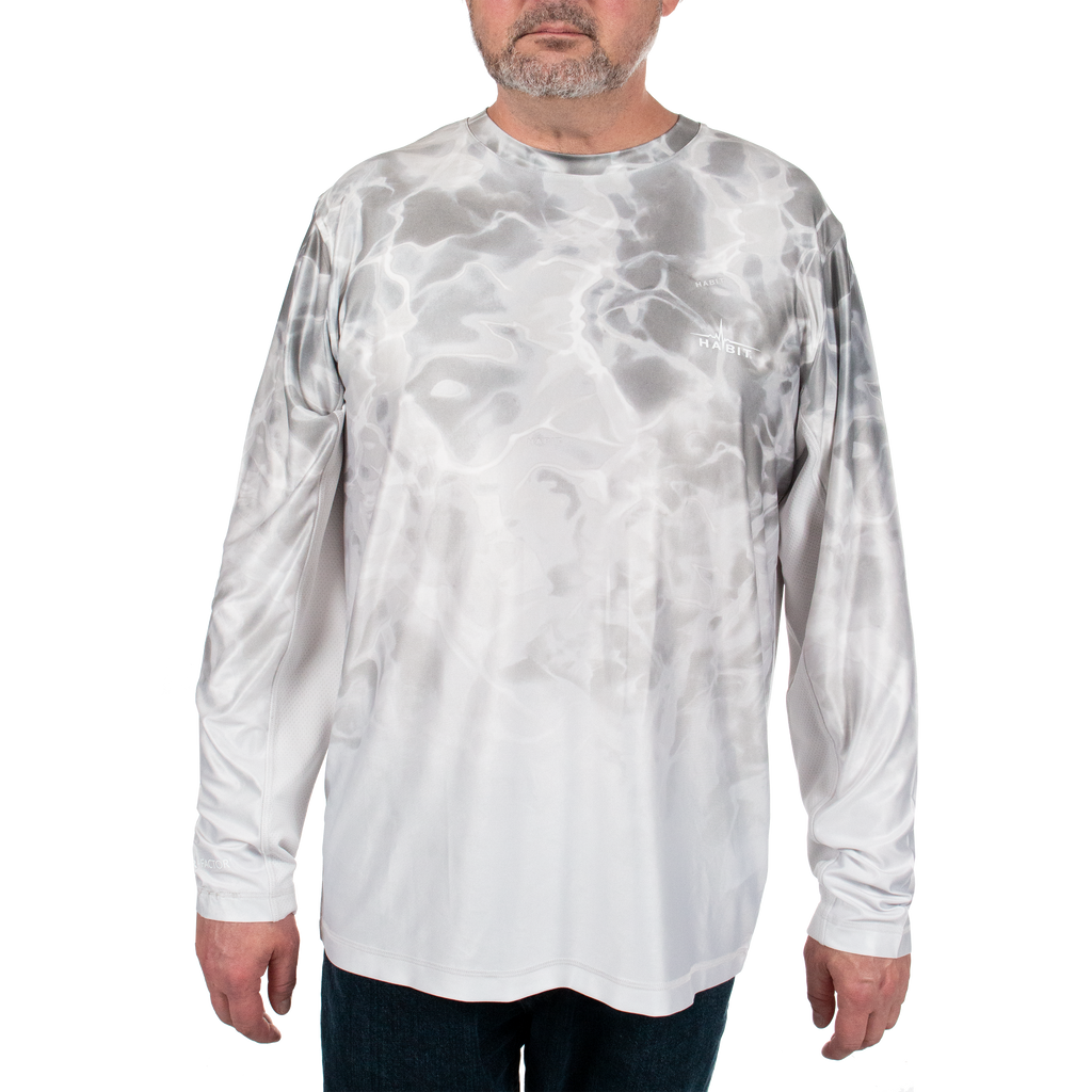 PT10045 - Turtle Pond Long Sleeve Ombre Performance Tee - CLOSEOUT