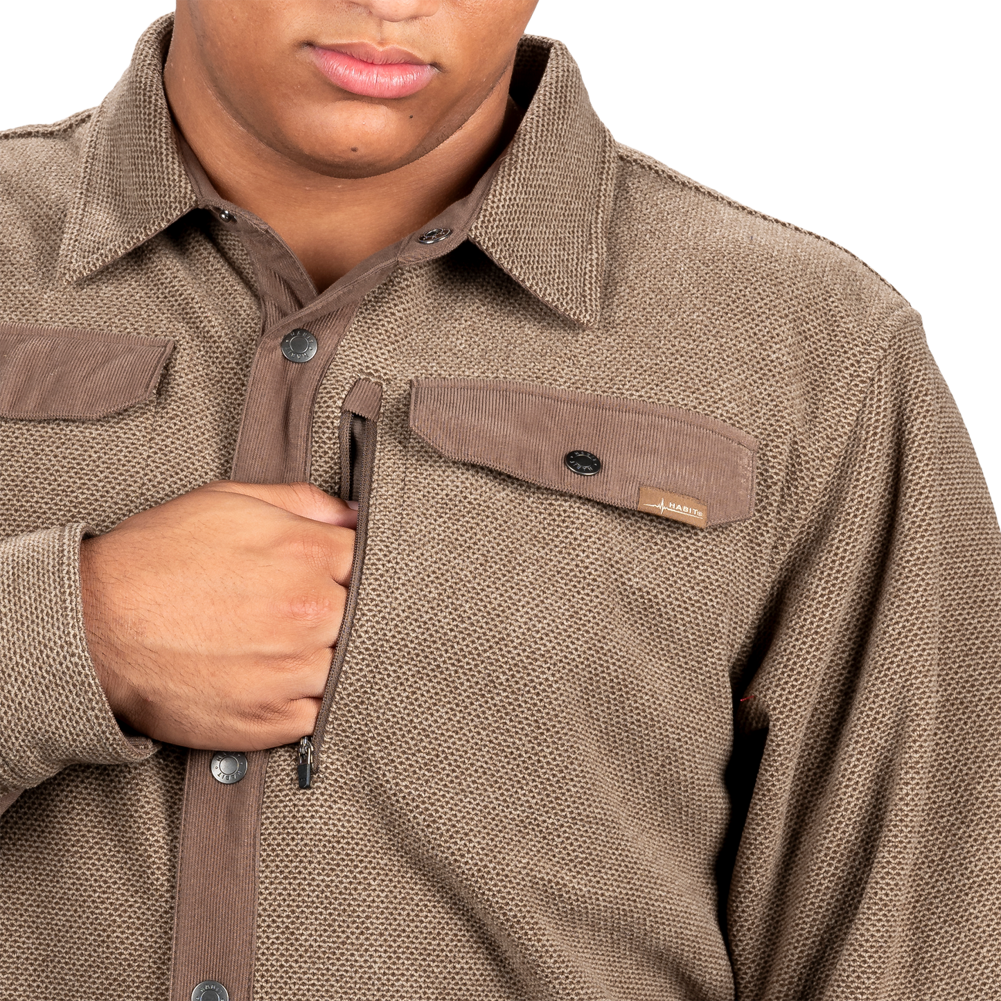 SJ10033 - Men's Fleece Overshirt