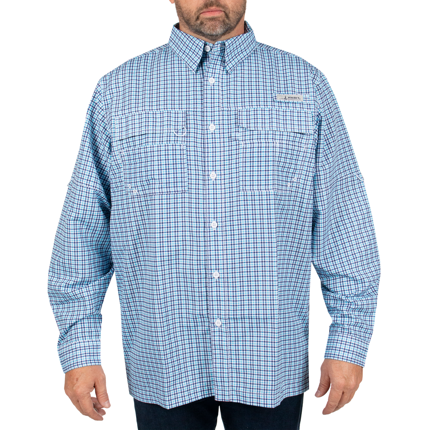 TS10152 - Habit - Herring Lake Long Sleeve River Shirt - Men's - CLOSEOUT