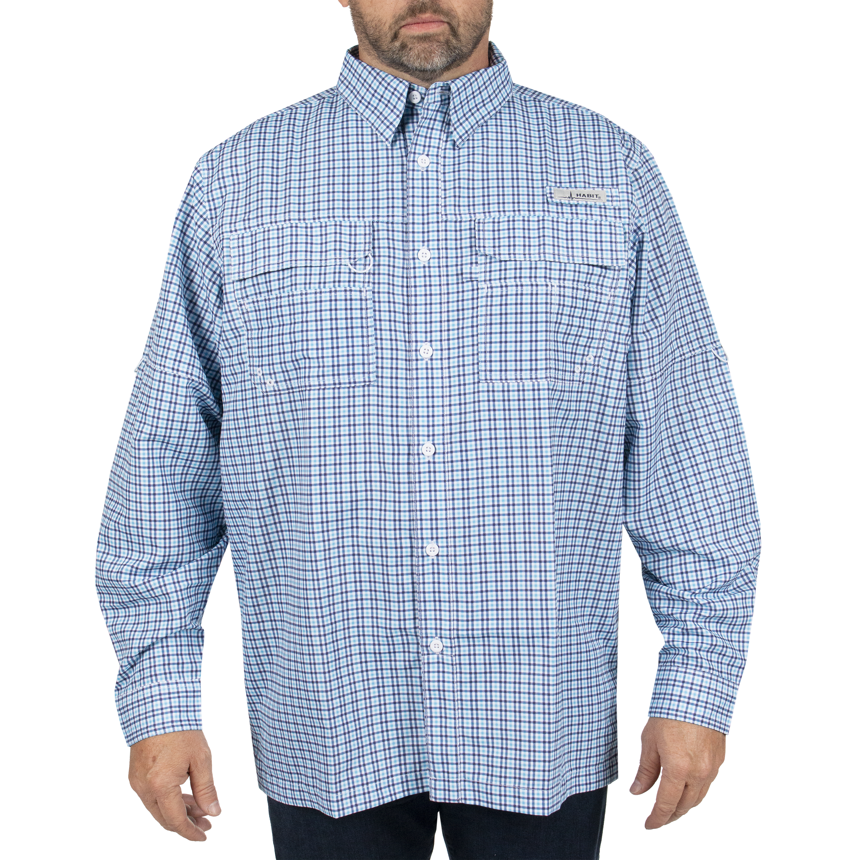 TS10152 - Habit - Herring Lake Long Sleeve River Shirt - Men's - CLOSEOUT