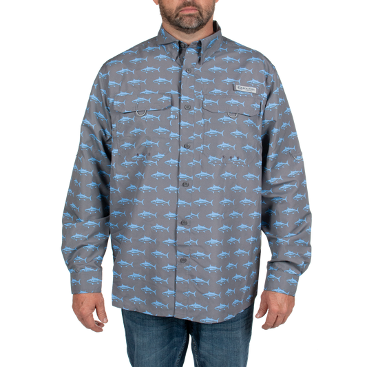 TS10170 - Men's Long Sleeve Fishing Guide Shirt - CLOSEOUT