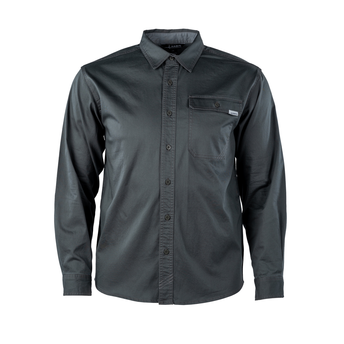 TS10425 - Men's Garment Washed Woven Button Up