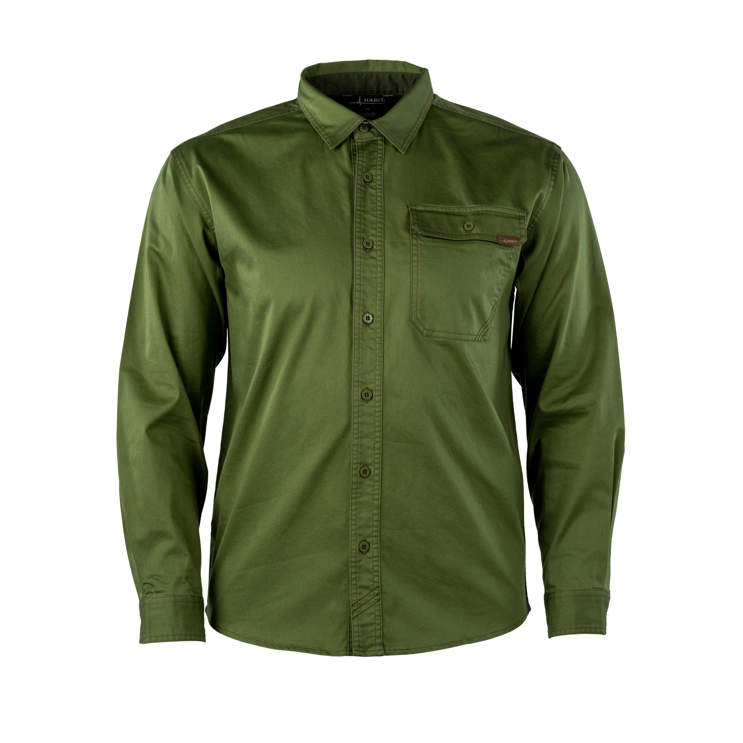 TS10425 - Men's Garment Washed Woven Button Up