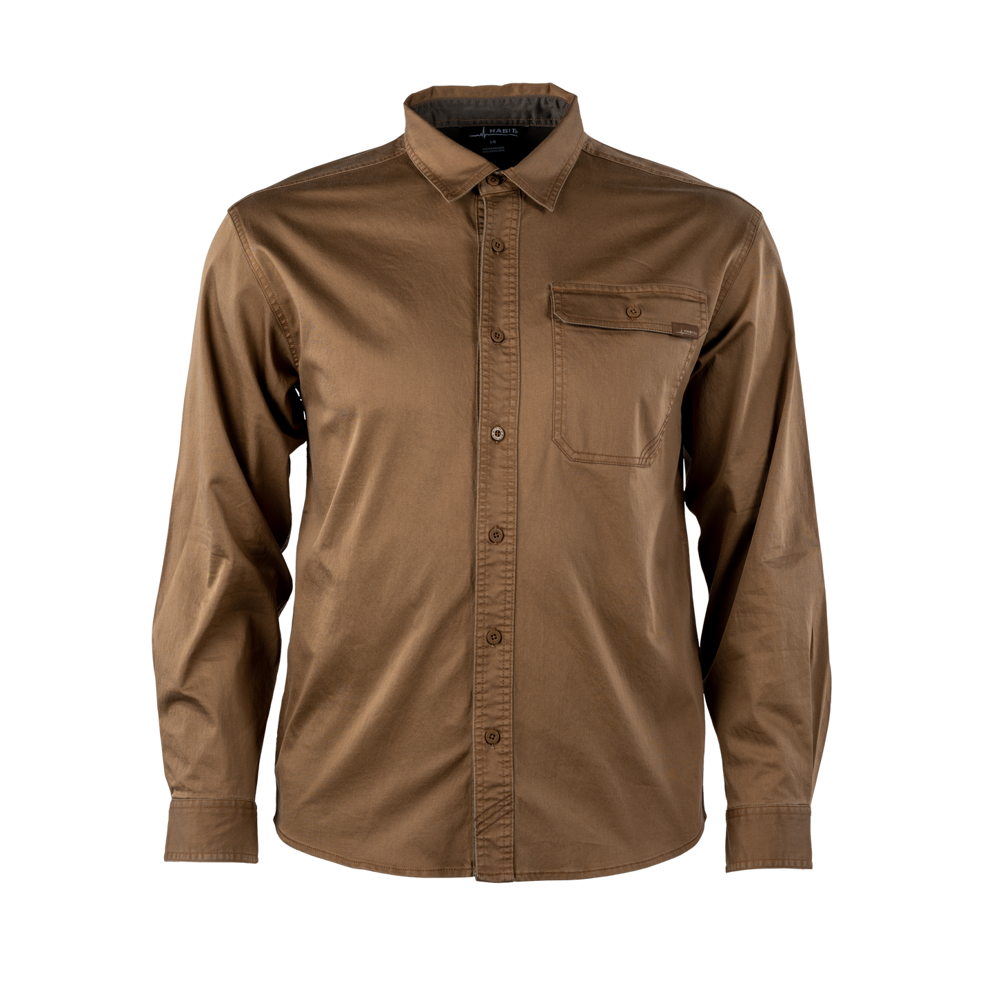 TS10425 - Men's Garment Washed Woven Button Up