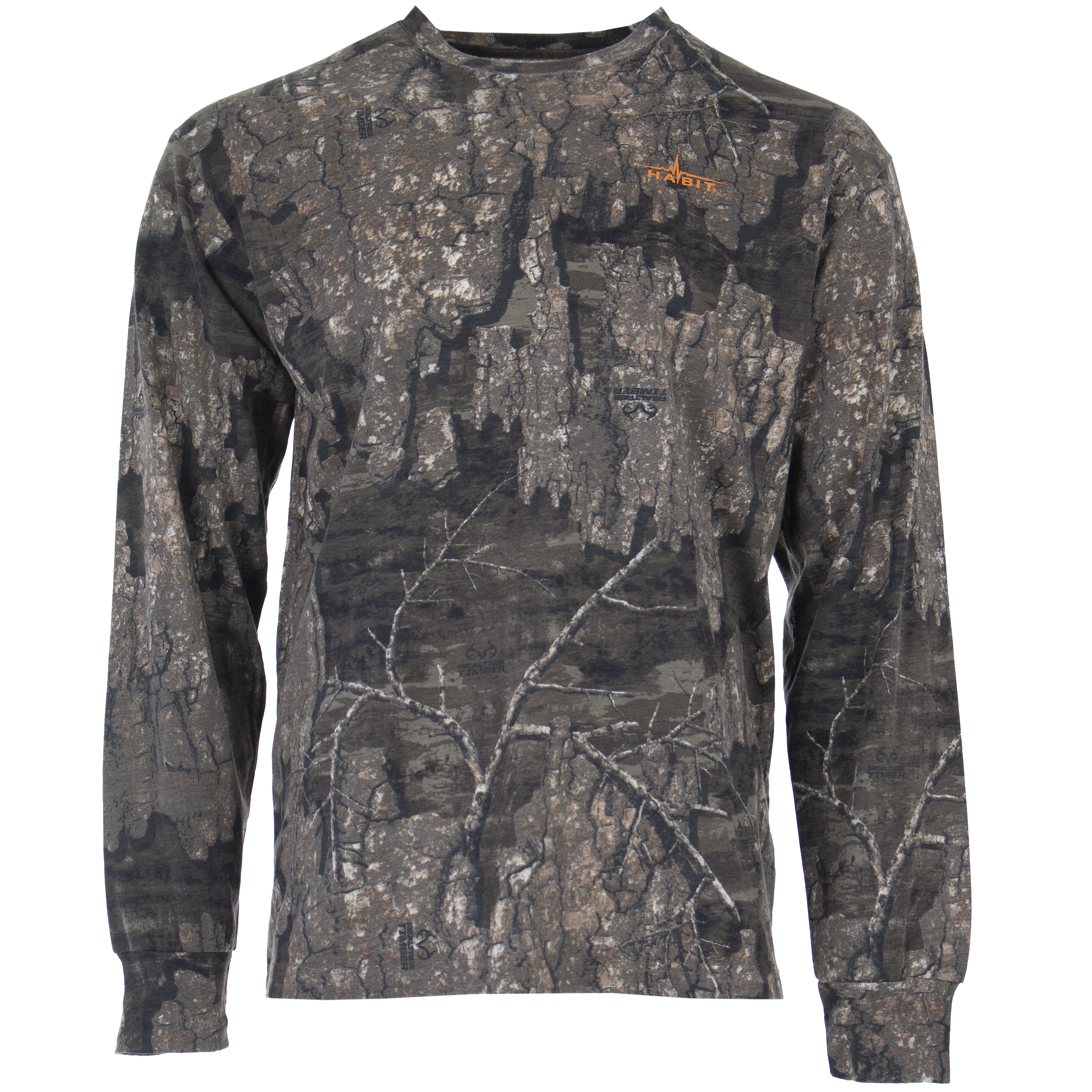 TS1230 - Men's Long-sleeve Bear Cave Camo Tee - CLOSEOUT