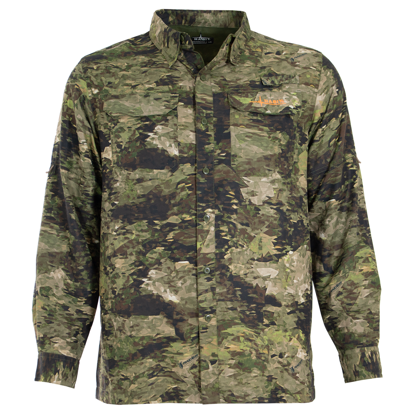 TS1482 - Habit - Outfitter Junction Long Sleeve Camo Shirt-Raider - Men's - CLOSEOUT
