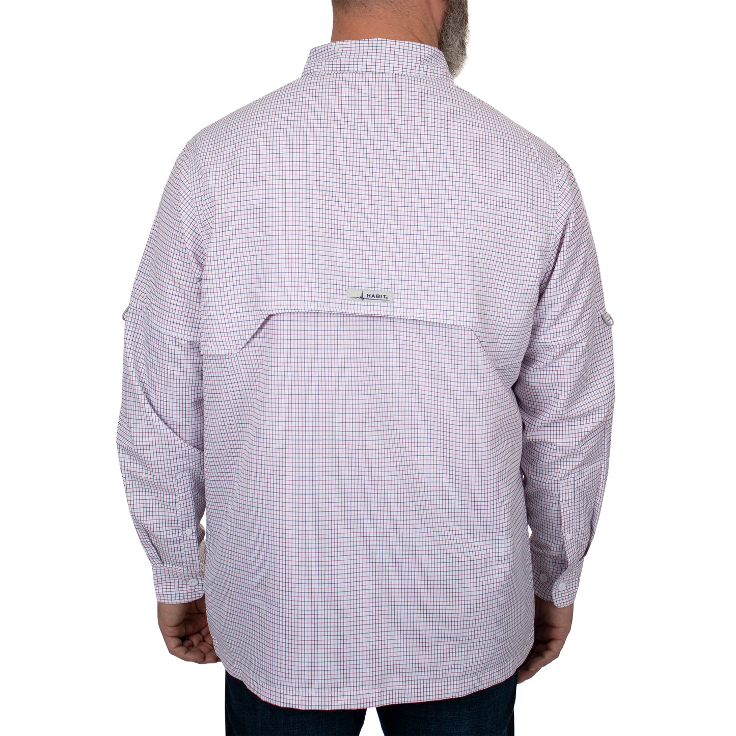 TS1537 - Habit Branded Long Sleeve Men's River Shirt - CLOSEOUT