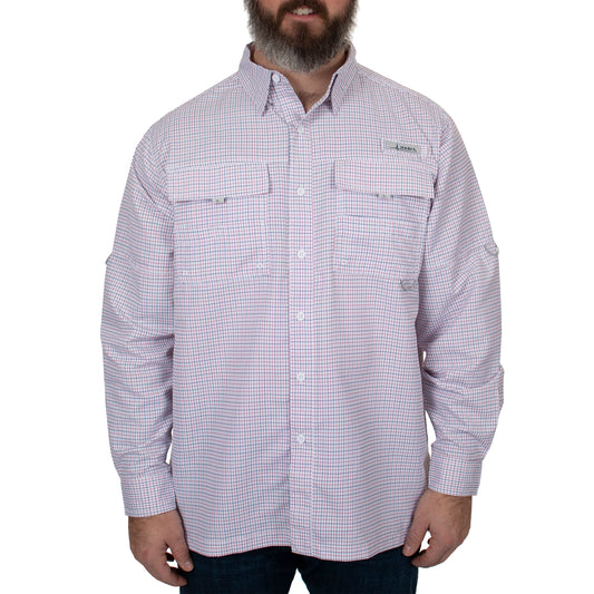 TS1537 - Habit Branded Long Sleeve Men's River Shirt - CLOSEOUT