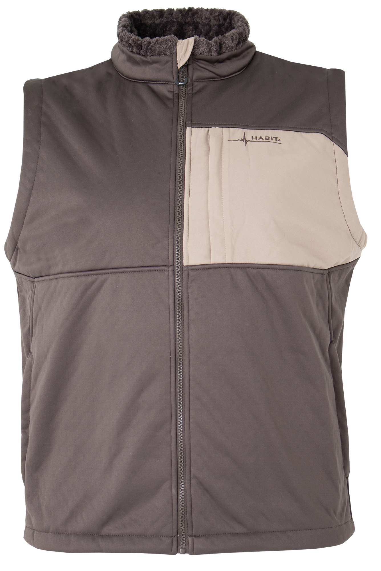 VT10016 - Habit - Early Dawn Sherpa Shell Vest - Men's - CLOSEOUT