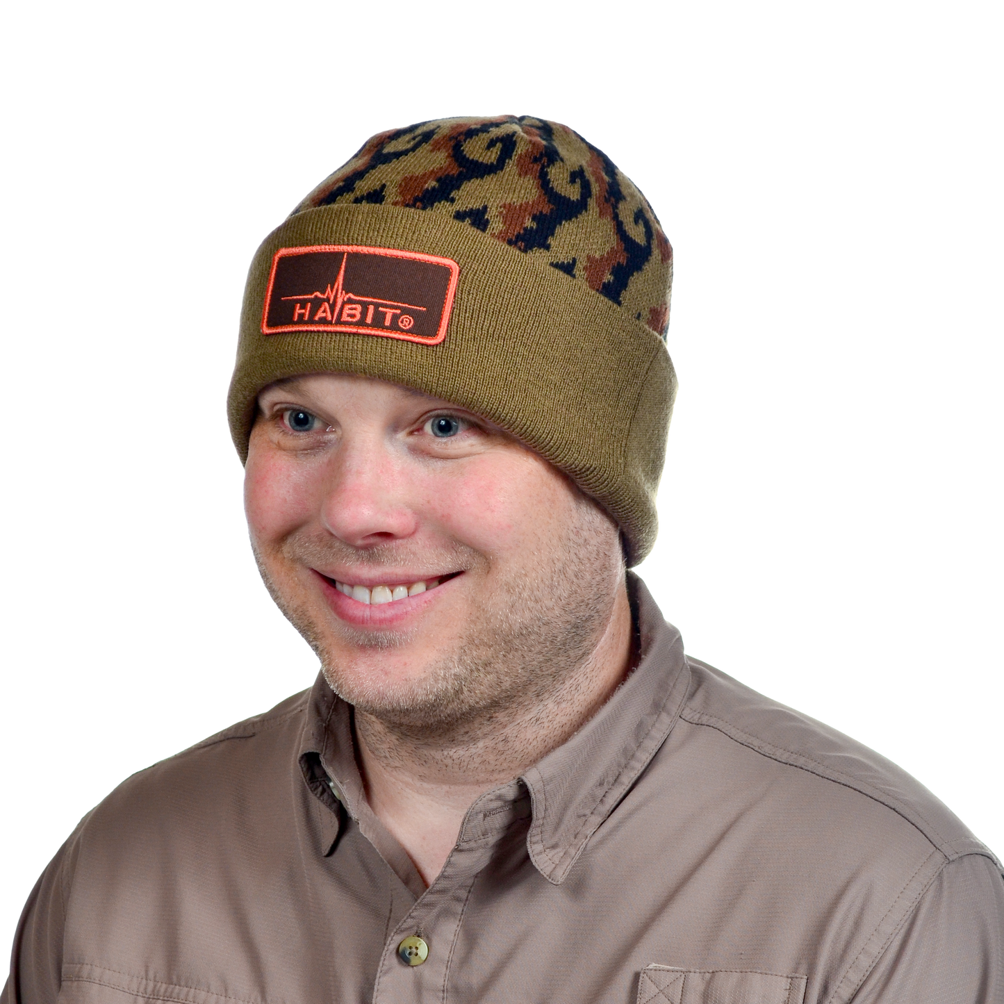 AC10102 - Habit - Knit Camo Stocking Cap