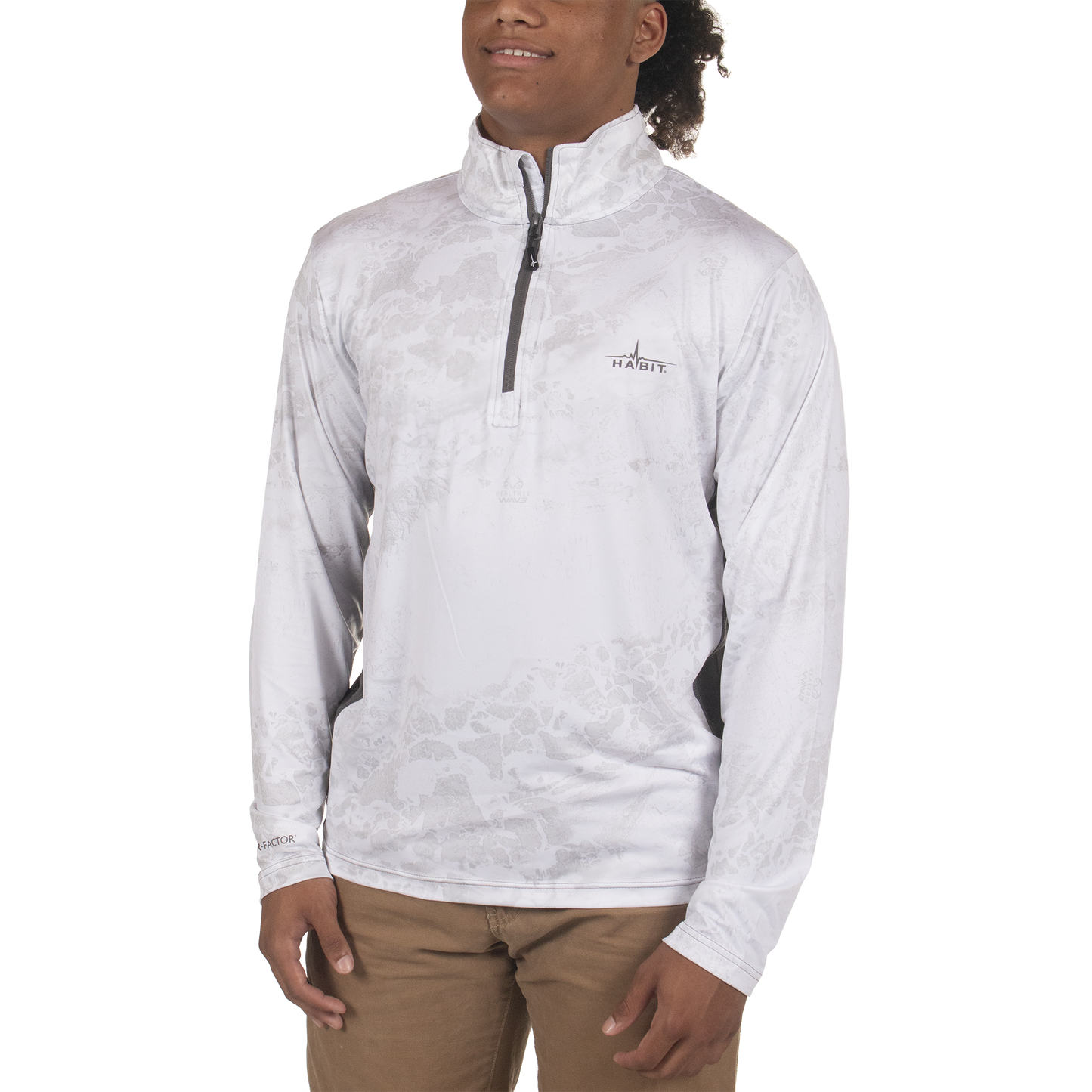 PT10050 - Habit - Black Fork Mountain Trail 1/4 Zip Performance Layer - Men's - CLOSEOUT