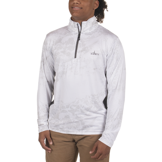 PT10050 - Habit - Black Fork Mountain Trail 1/4 Zip Performance Layer - Men's - CLOSEOUT