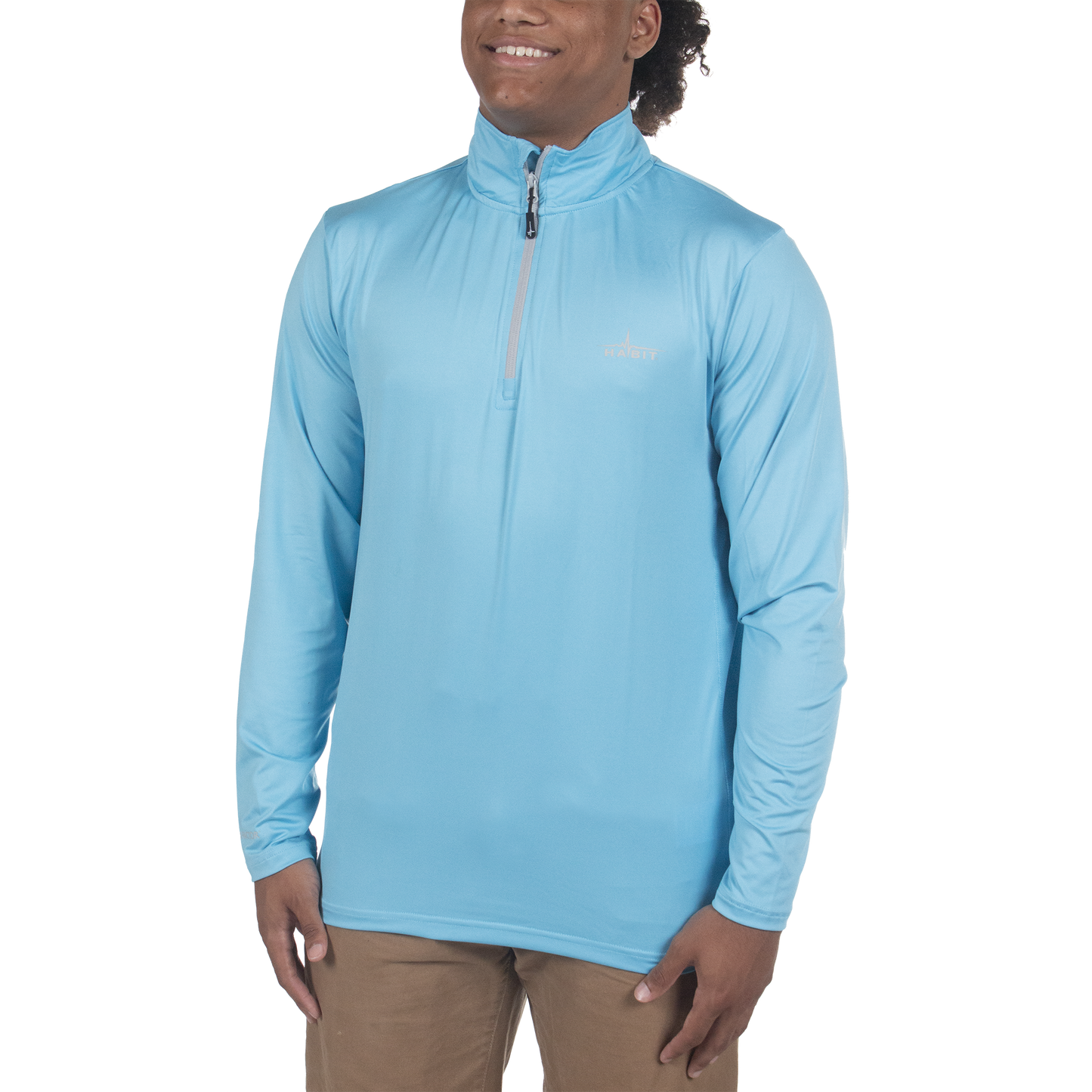 PT10051 - Habit - Black Fork Mountain Trail 1/4 Zip Performance Layer - Men's - CLOSEOUT