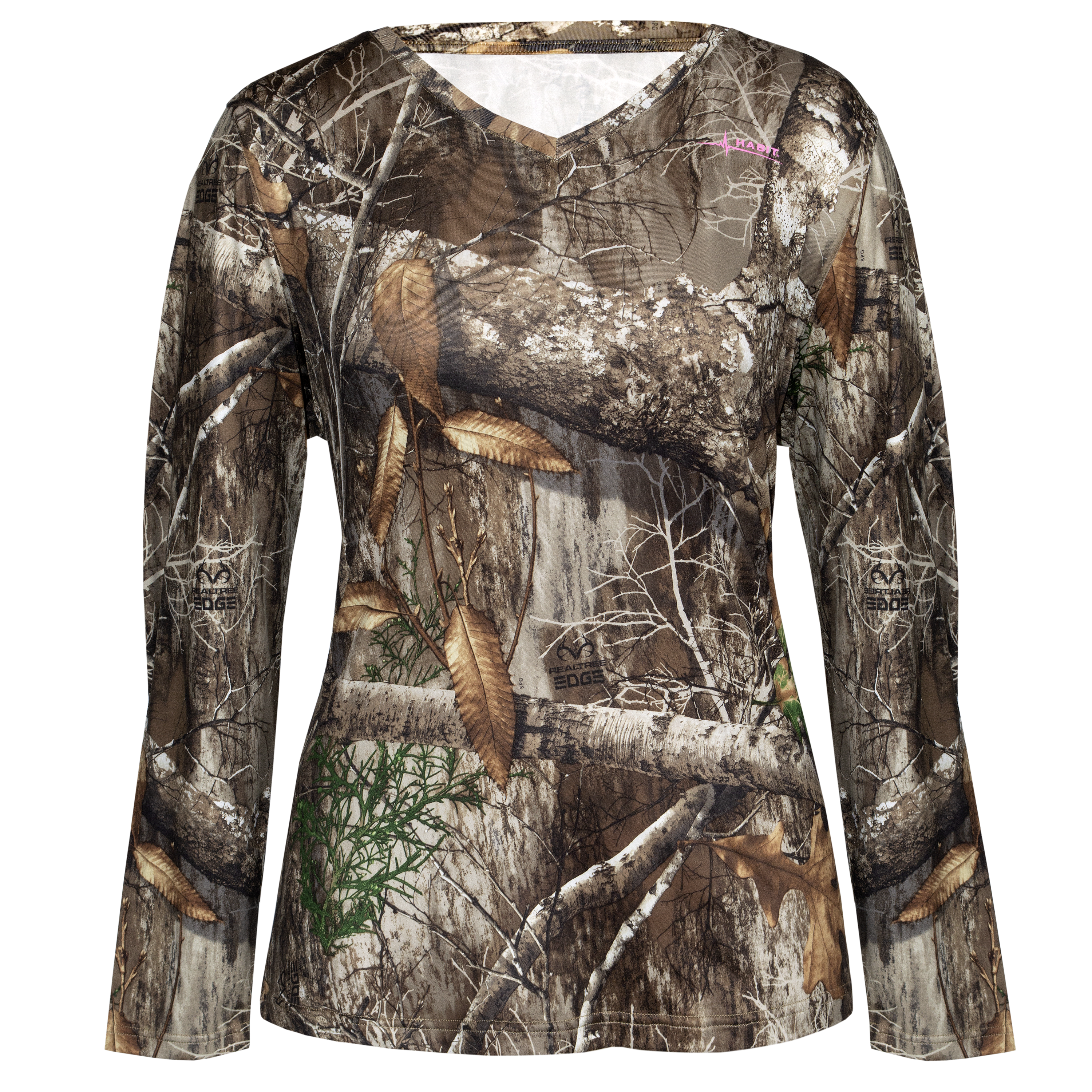 PT1388 - Women's Doss Cabin Long Sleeve Camo Tee - CLOSEOUT