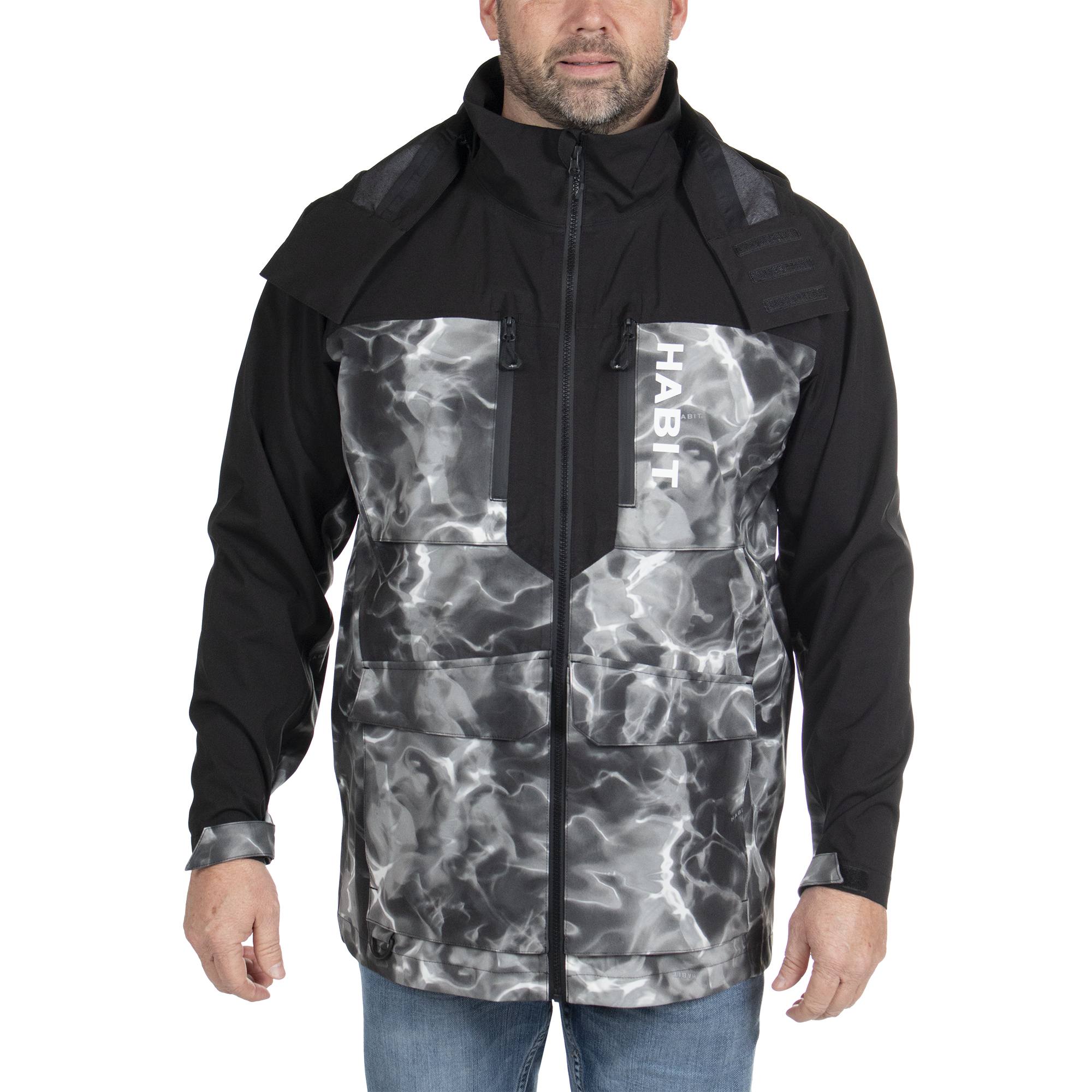 RS10032 - Habit - Angler’s Bluff Rain Jacket - Men’s - CLOSEOUT