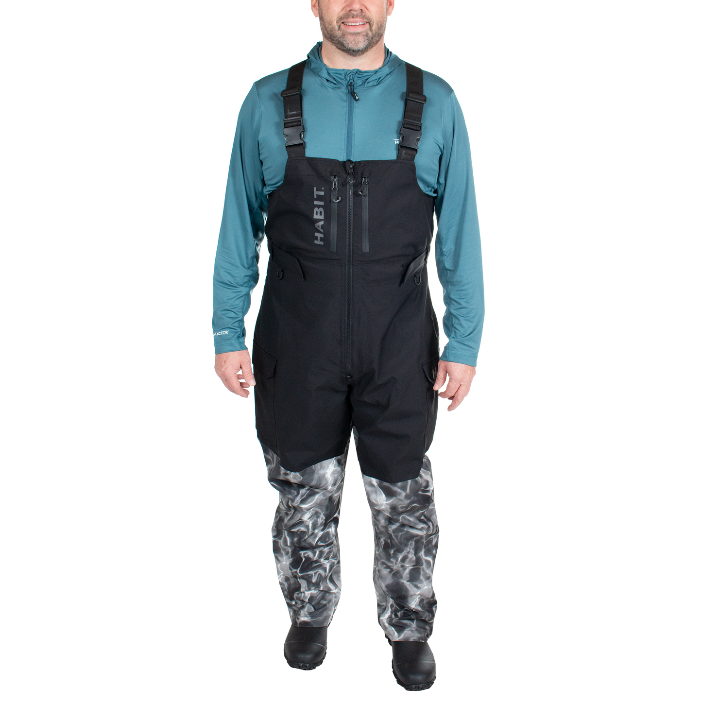 RS10033 - Habit - Angler’s Bluff Rain Bib - Men’s - CLOSEOUT