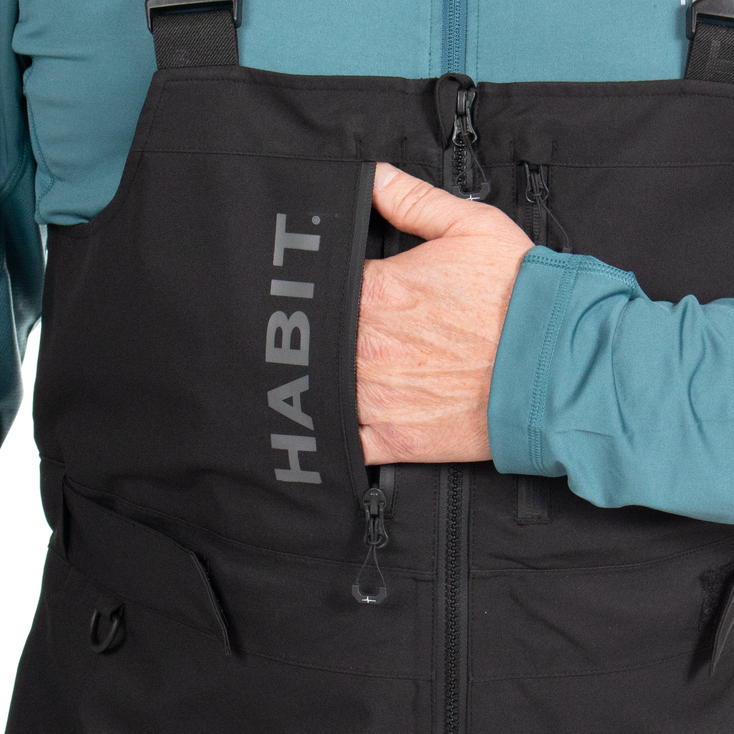 RS10033 - Habit - Angler’s Bluff Rain Bib - Men’s - CLOSEOUT