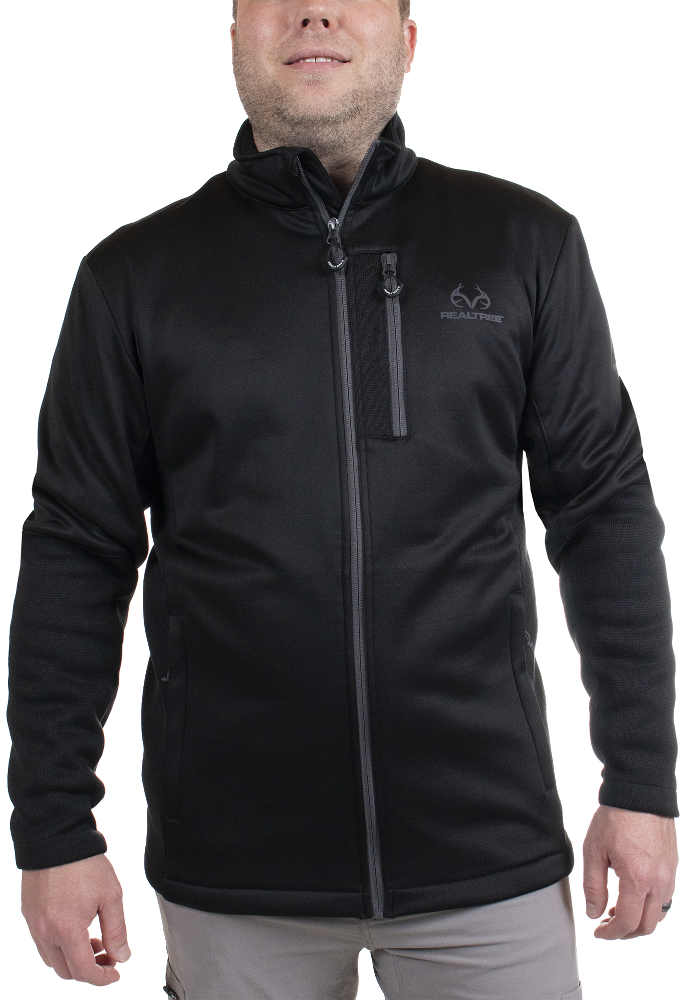 TJ10021 - Realtree Men's Hybrid Techshell Hunting Jacket - CLOSEOUT