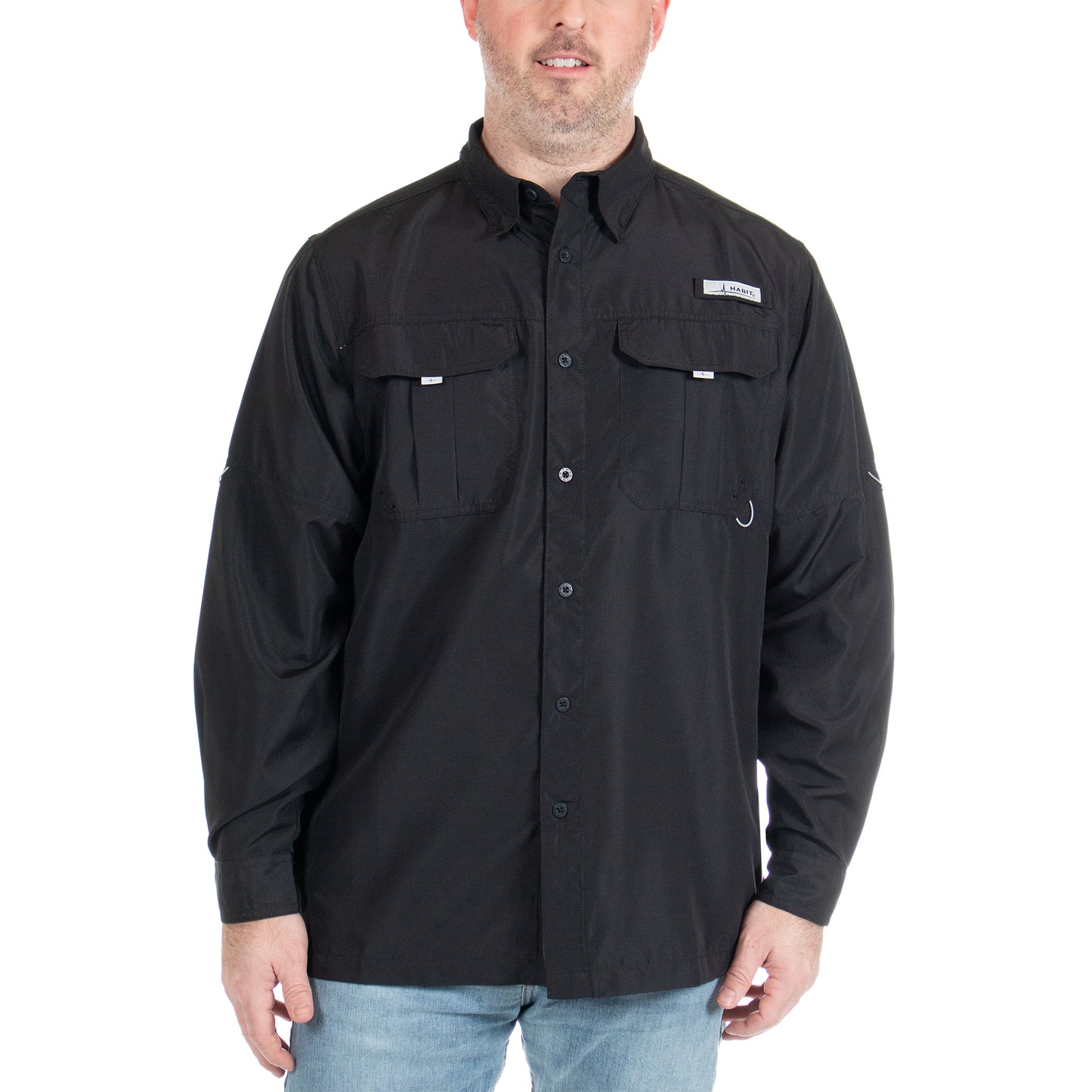 TS10025 - Habit - Fourche Mountain Long Sleeve River Guide Fishing Shirt - Men’s - CLOSEOUT