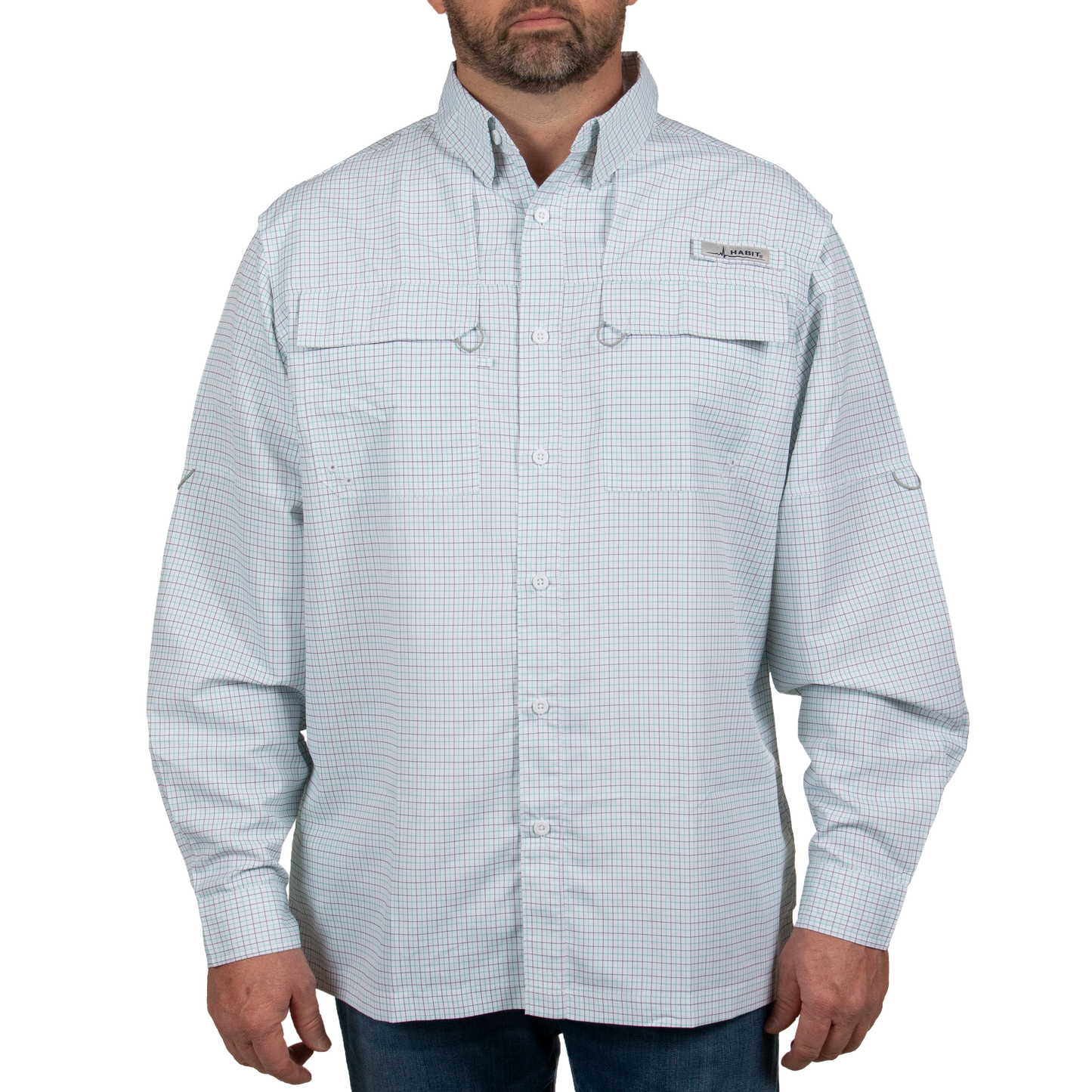 TS10029 - Habit - Skirr River Long Sleeve River Guide Fishing Shirt - Men’s - CLOSEOUT