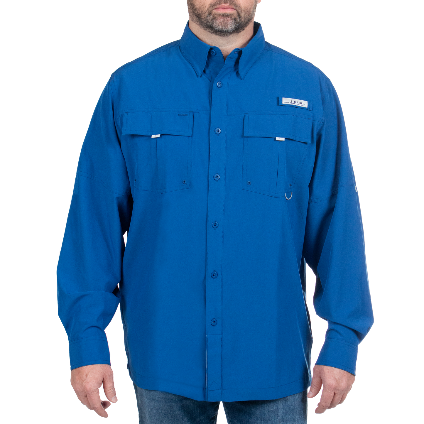 TS10033 - Habit - Forage River Long Sleeve River Guide Fishing Shirt - Men’s - CLOSEOUT