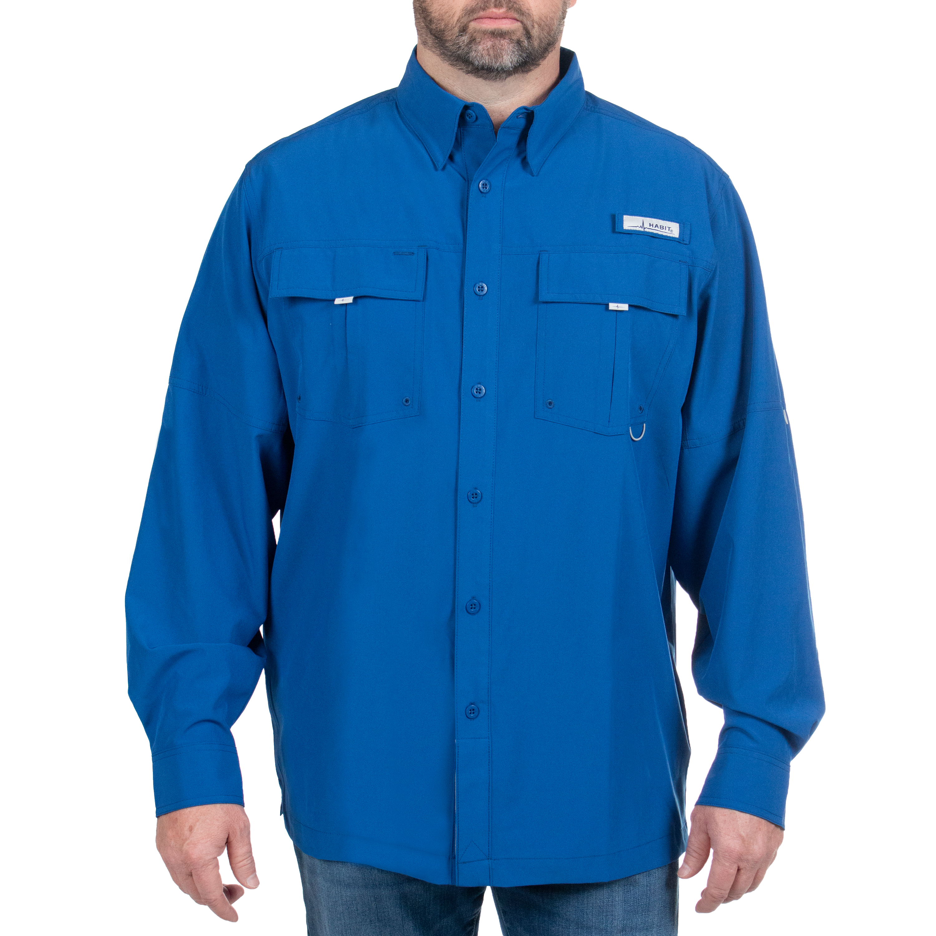 TS10033 - Habit - Forage River Long Sleeve River Guide Fishing Shirt - Men’s - CLOSEOUT