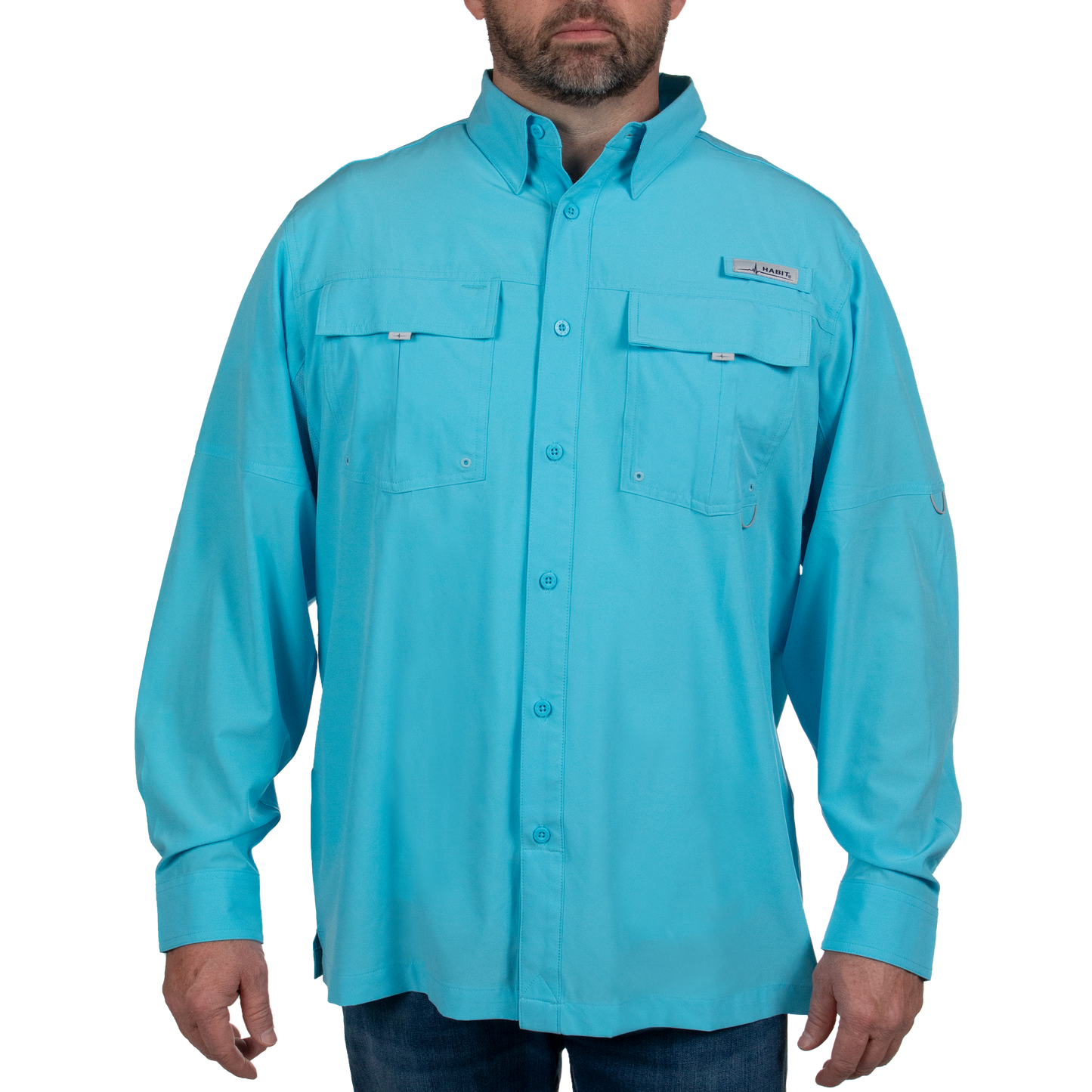 TS10033 - Habit - Forage River Long Sleeve River Guide Fishing Shirt - Men’s - CLOSEOUT