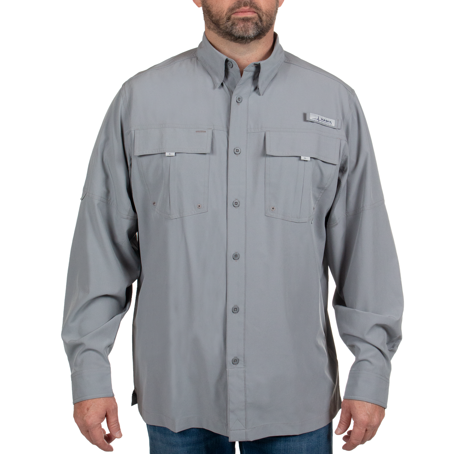 TS10033 - Habit - Forage River Long Sleeve River Guide Fishing Shirt - Men’s - CLOSEOUT