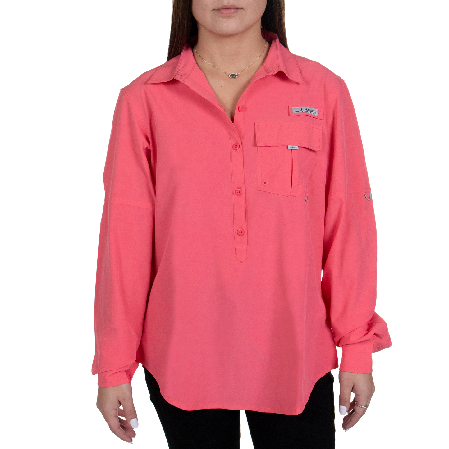 TS10035 - Habit - Trapper Junction Long Sleeve River Shirt - Women’s - CLOSEOUT