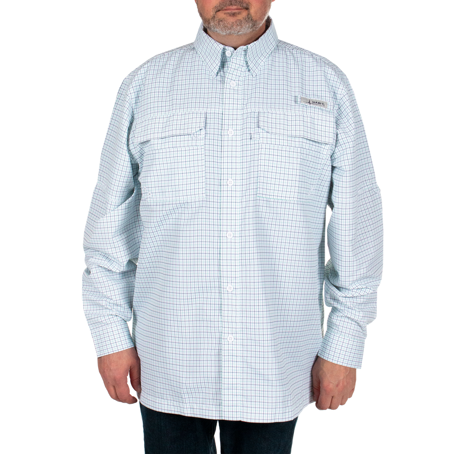 TS10152 - Habit - Herring Lake Long Sleeve River Shirt - Men's - CLOSEOUT
