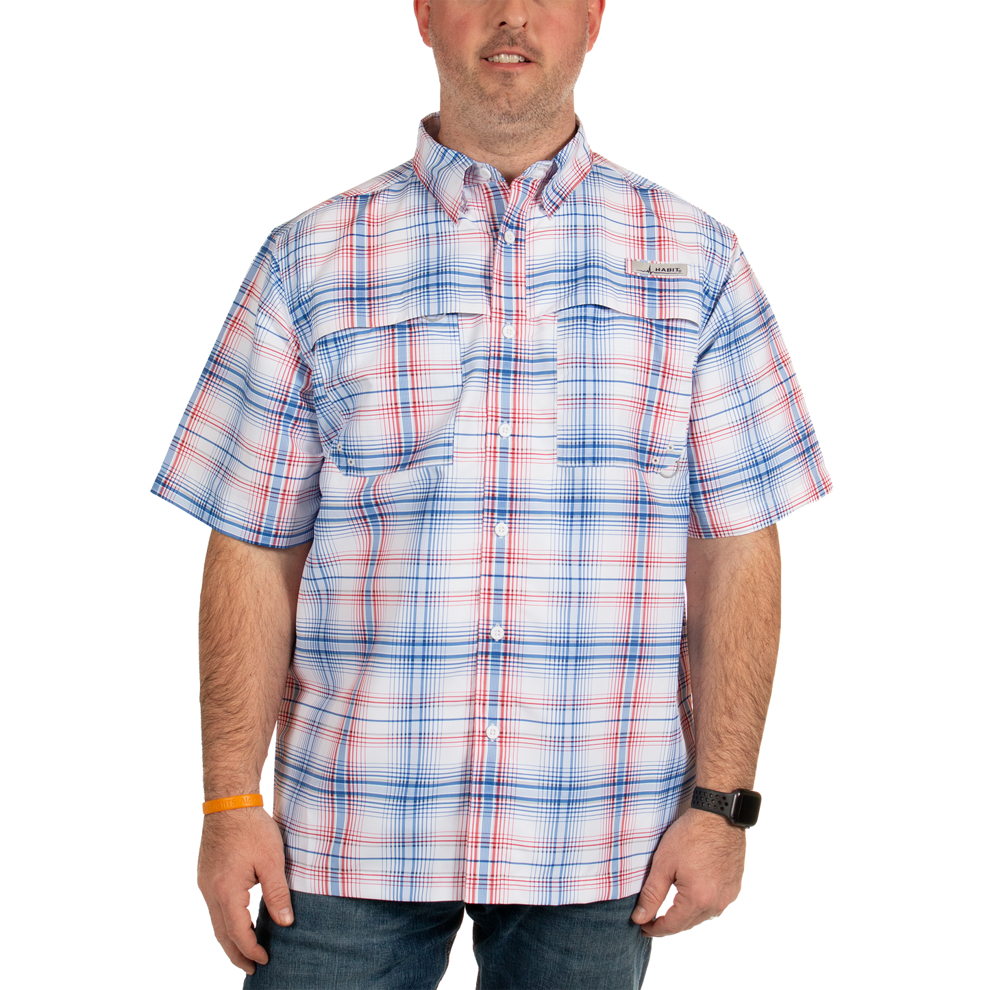 TS10294 - Habit - Americana Short Sleeve River Guide Fishing Shirt - Men's - CLOSEOUT