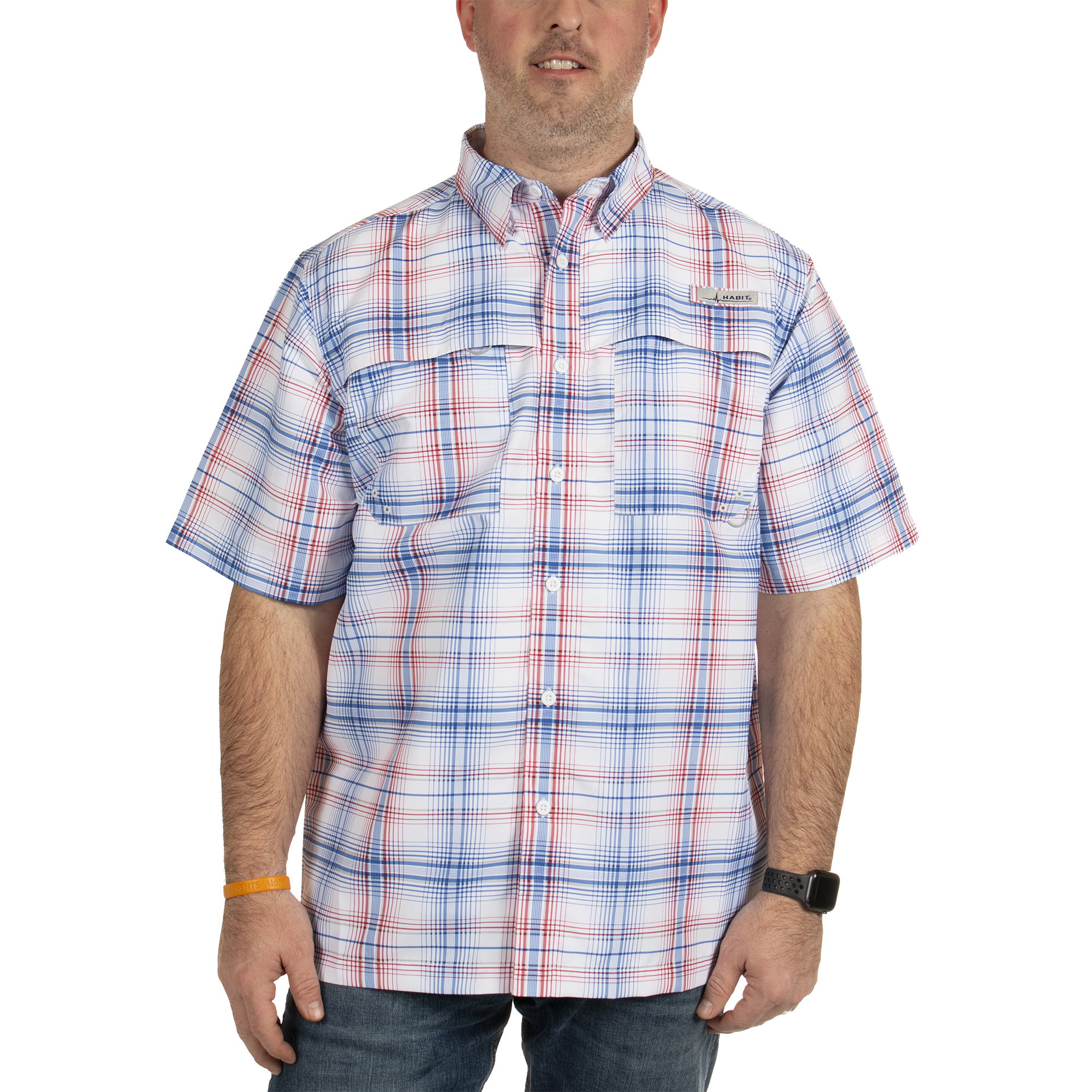 TS10294 - Habit - Americana Short Sleeve River Guide Fishing Shirt - Men's - CLOSEOUT