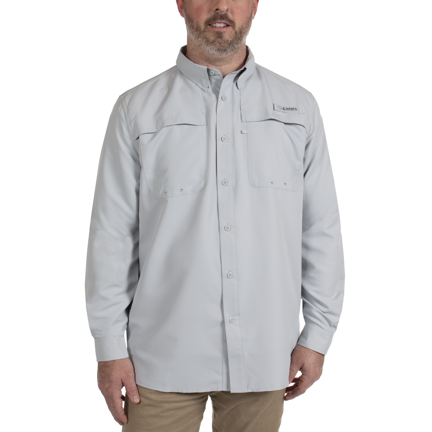 TS10304 - Habit - Men’s Long Sleeve River Guide Fishing Shirt - Men's - CLOSEOUT