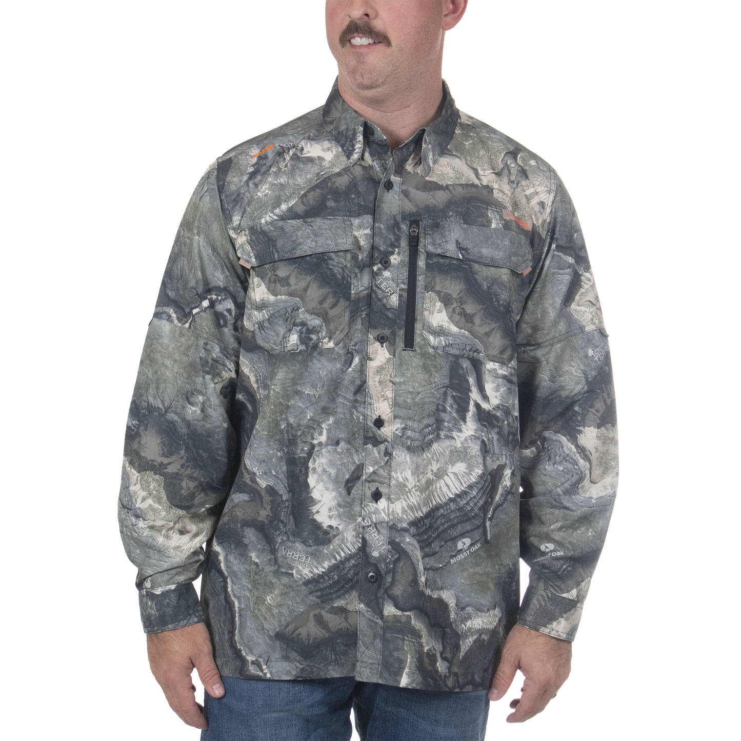 TS1477 - Habit - Hatcher Pass Long Sleeve Camo Guide Shirt - Men's - CLOSEOUT