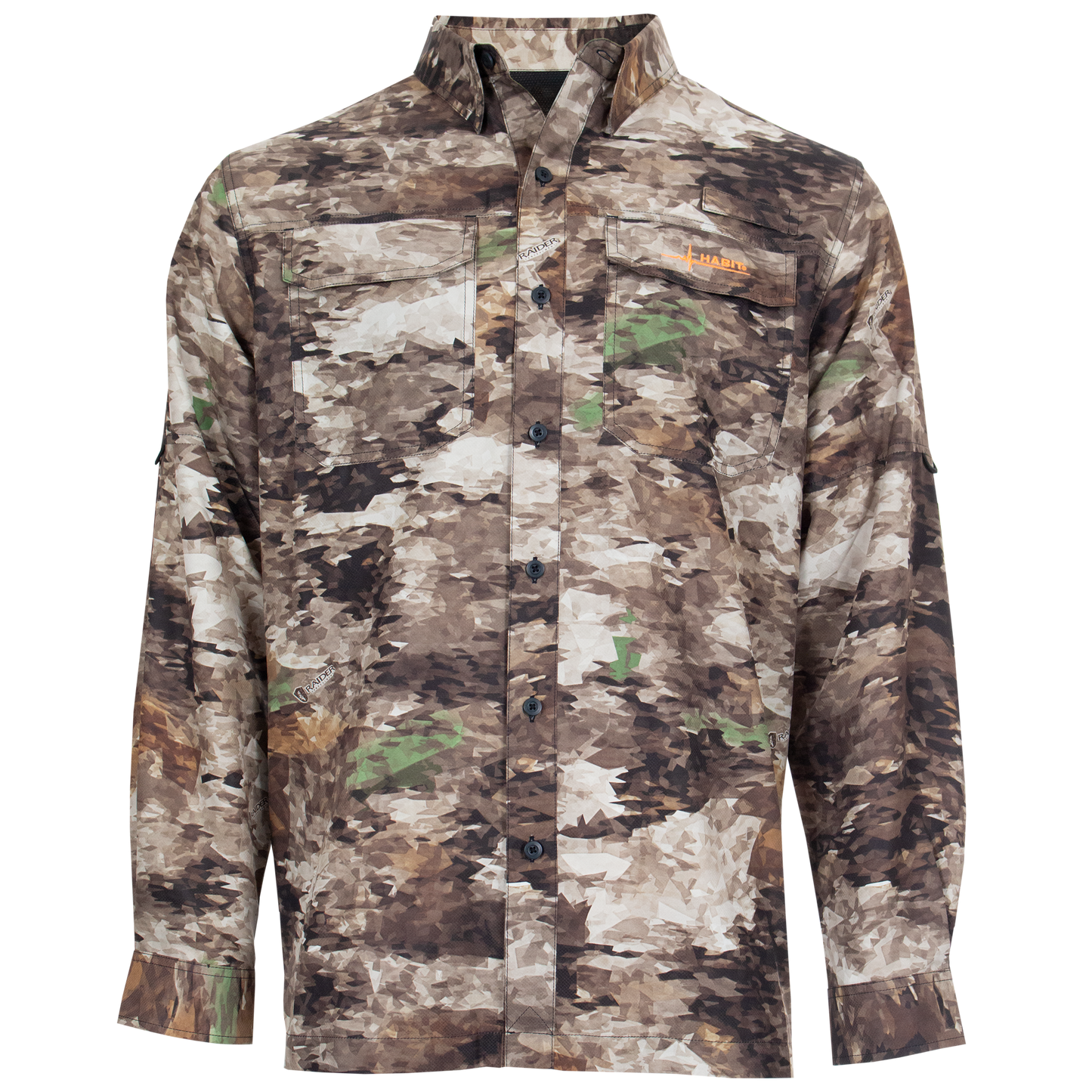 TS1482 - Habit - Outfitter Junction Long Sleeve Camo Shirt-Raider - Men's - CLOSEOUT