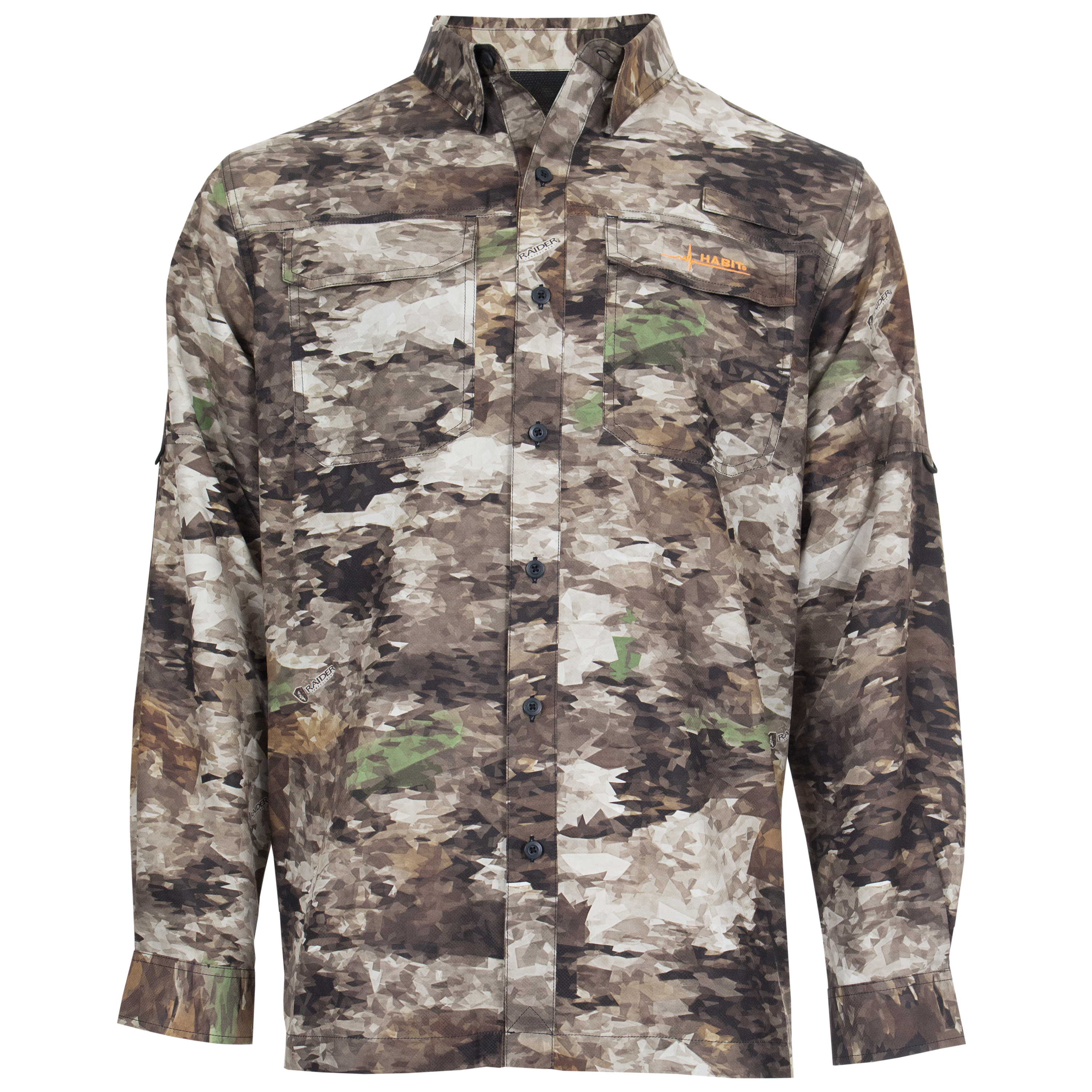 TS1482 - Habit - Outfitter Junction Long Sleeve Camo Shirt-Raider - Men's - CLOSEOUT