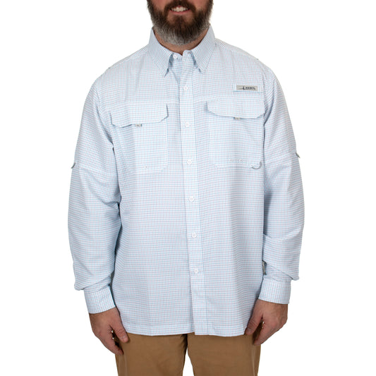 TS1538 - Habit Branded Long Sleeve River Shirt - Men's - CLOSEOUT