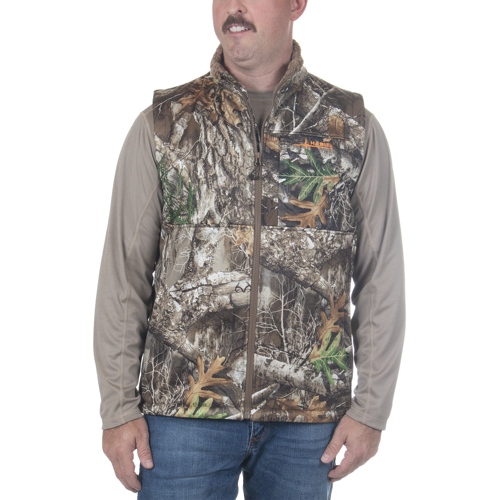 VT10016 - Habit - Early Dawn Sherpa Shell Vest - Men's - CLOSEOUT