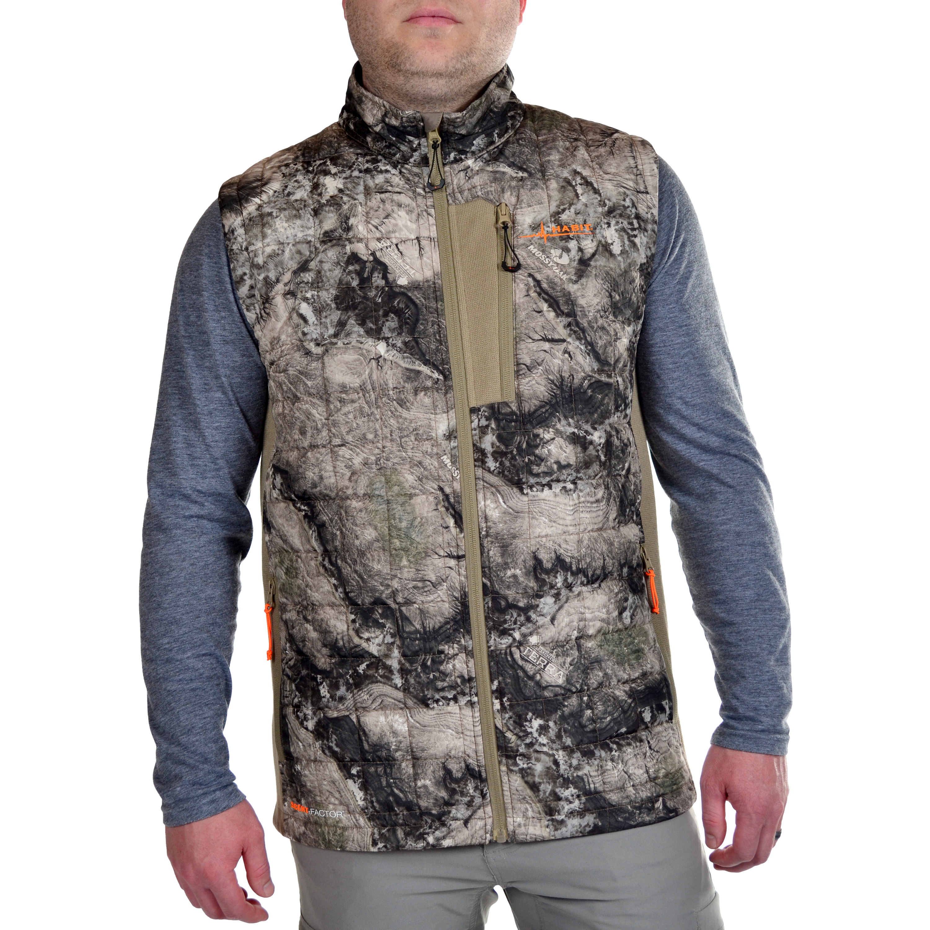 VT10017 - Habit - Red Cedar Lake Hybrid Puffer Vest - Men's - CLOSEOUT