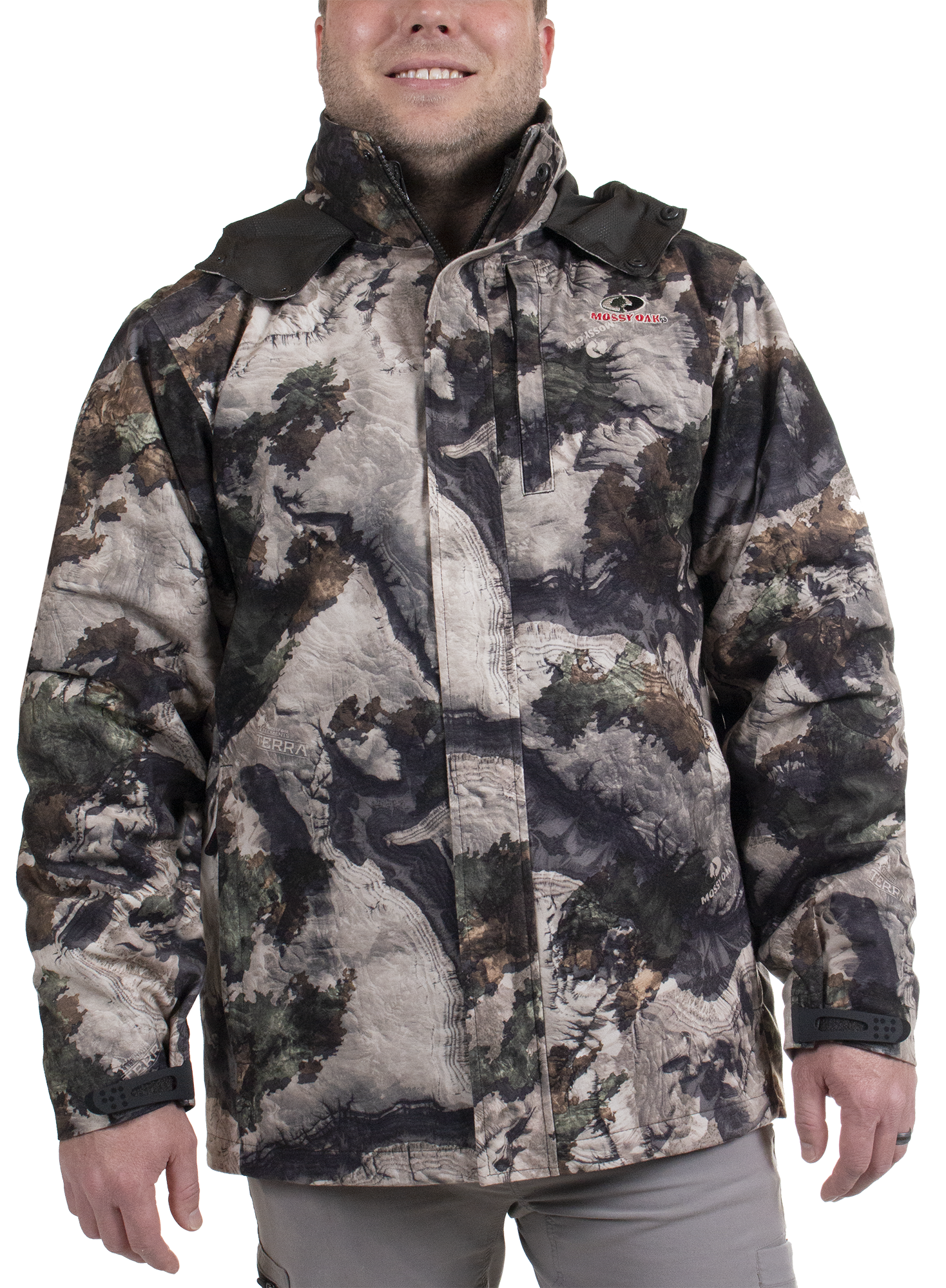WJ10035 - Mossy Oak Men's 4-in-1 Hunting Parka - CLOSEOUT