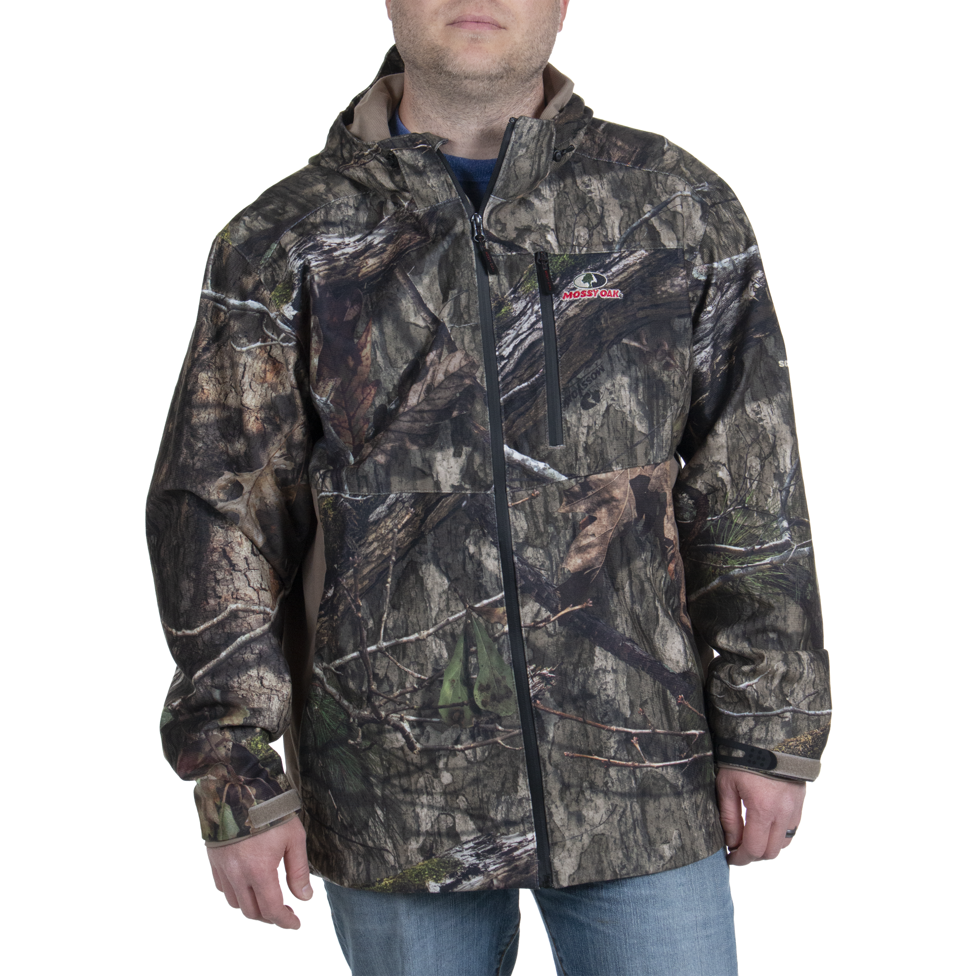 WJ10042 - Mossy Oak Men's Scent Factor Hunting Jacket - CLOSEOUT